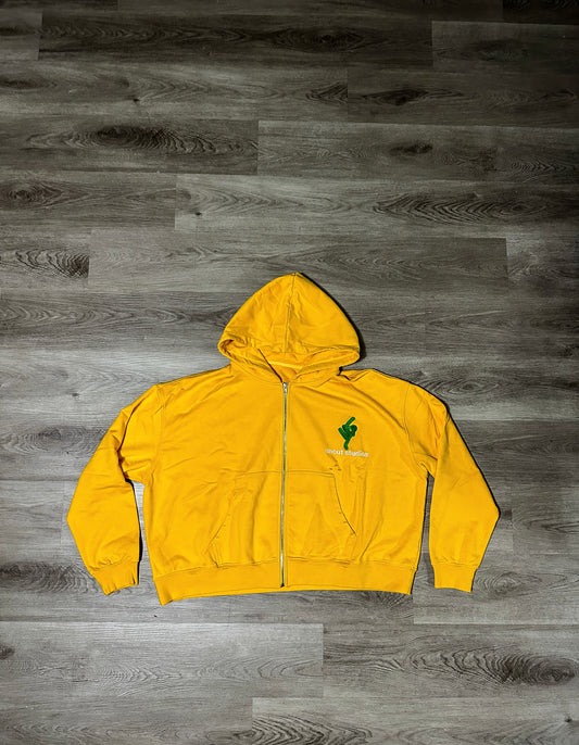 YELLOW BRAZIL “US” HOODIE